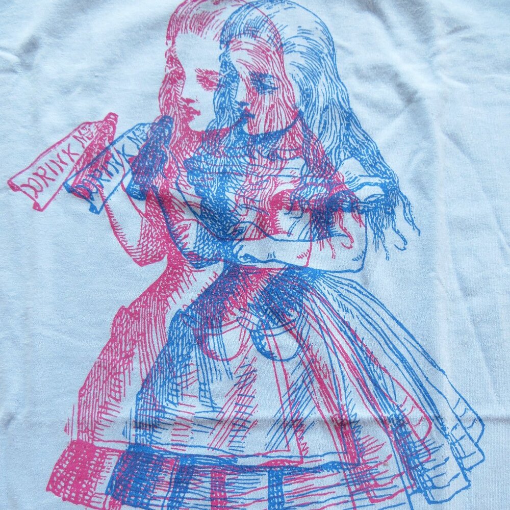 Deadstock Alice's Adventures in Wonderland "Drink Me" t Shirt